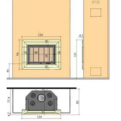 Каминная облицовка CHAZELLES Orsay