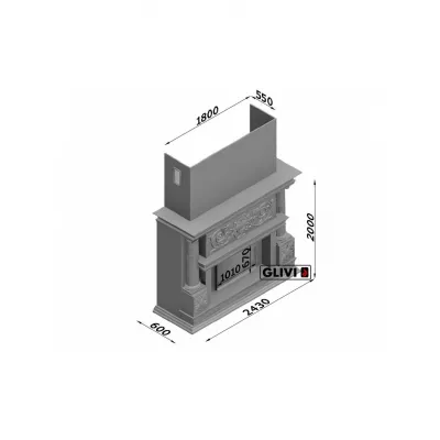 Каминная облицовка GLIVI Афины