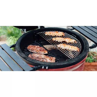 KAMADO JOE Керамический гриль Classic Joe II Red Stand-Alone