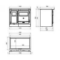 HERGOM Плита PAS (SMOKE OUTLET REAR) HIDEABLE VITRO - сьемная керамич., панель, заднее подключение