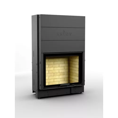 Каминная топка АСТОВ ПC 8063 У одно стекло углубленная на 93мм