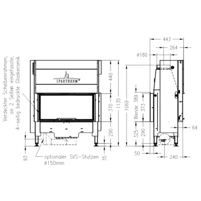 Каминная топка SPARTHERM Varia AS-FDh