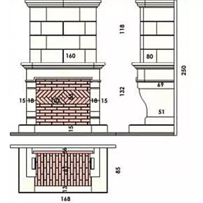 цена Каминная облицовка CHAZELLES Rochefoucauld