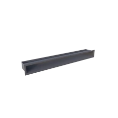 Вентиляционная решетка АСТОВ РП 80*6 щелевая прямая, цвет черный