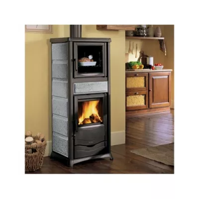 Печь La NORDICA La Nordica TERMOROSELLA PLUS  FORNO  DSA 4,0 PETRA (в камне) с водяным контуром