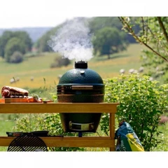 BIG GREEN EGG Керамический гриль S МАЛЫЙ (диаметр решетки 33см)