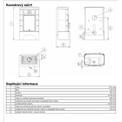 ABX Печь ABX Britania EXclusive кафельная, белый цоколь