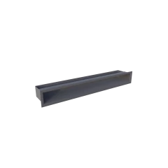 Вентиляционная решетка АСТОВ РП 65*6 щелевая прямая, цвет черный