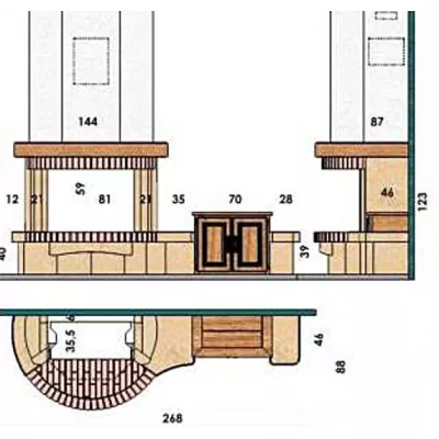 Каминная облицовка CHAZELLES Chanterac