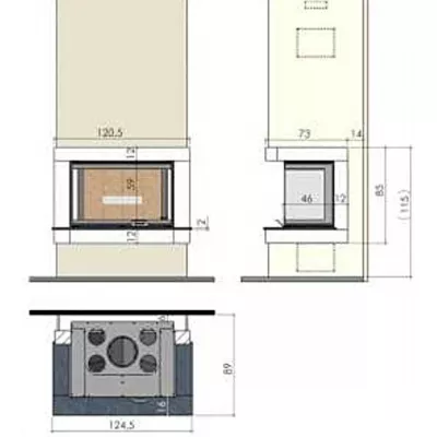 Каминная облицовка CHAZELLES Melbourne