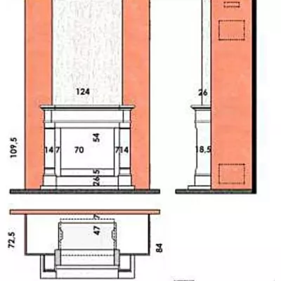 Каминная облицовка CHAZELLES Rambouillet