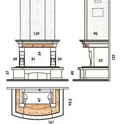 цена Каминная облицовка CHAZELLES Montprimblanc