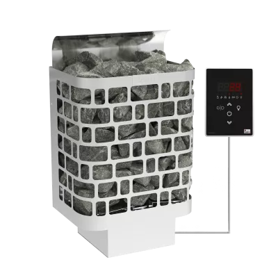 SAWO Электрическая печь Krios настенная, 4,5 кВт, нерж. сталь, артикул KRI-45Ni2-P, выносной пульт (встроенный блок мощности, пульт покупается отдельно) как сделать