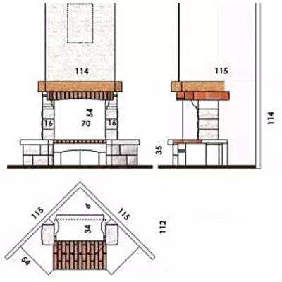 Каминная облицовка CHAZELLES Ascain