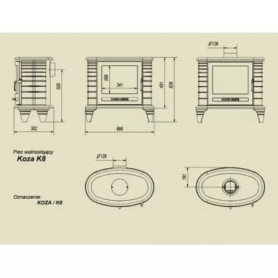 KRATKI Koza/K8/термостат