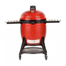 KAMADO JOE Керамический гриль Big Joe III*** Red МОБИЛЬНЫЙ с тележкой, боковыми полками, жароотсекателем и инструментами