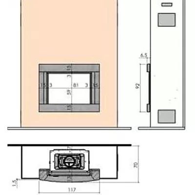 цена Каминная облицовка CHAZELLES Basalte