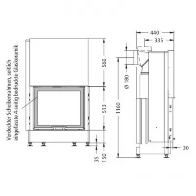 Каминная топка SPARTHERM Mini Sh