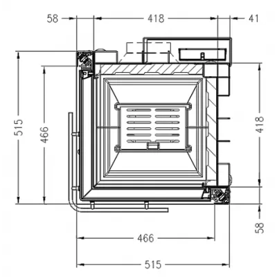 Каминная топка SPARTHERM Mini 2LRh-56,5