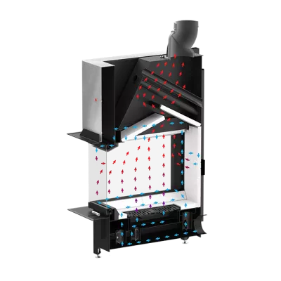 Каминная топка Hitze Trinity 54x54x53 G