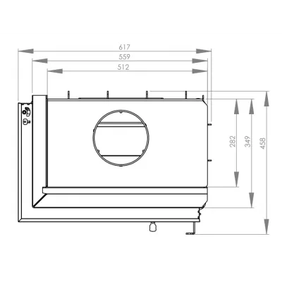 Каминная топка Hitze STMA54X39L