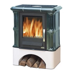 ABX Печь ABX Bavaria K кафельная, белый цоколь