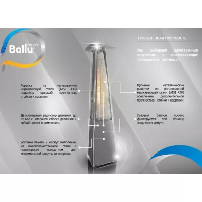 Обогреватель газовый Ballu BOGH-15