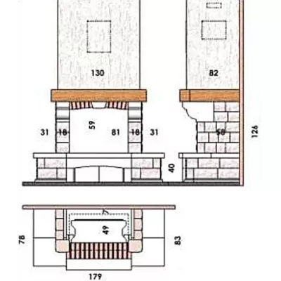 Каминная облицовка CHAZELLES Queroy