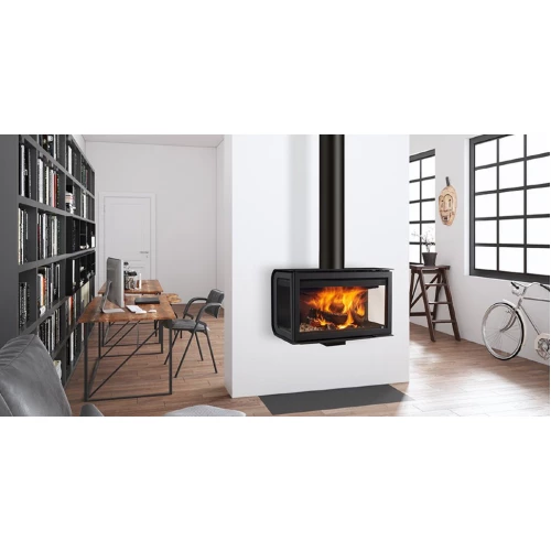 Дровяной камин ROCAL CITY фронтальный (одна дверь) стальной