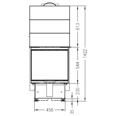 Каминная топка PALAZZETTI Sunny Fire 56 3D L