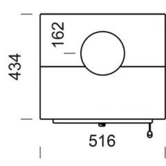 NUNNAUUNI Печь-камин DEKO UNO S1