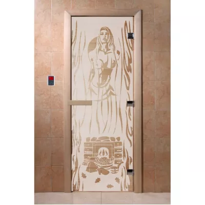 - SAUNARU Дверь BASE сатин с рисунком 190х70 картинка