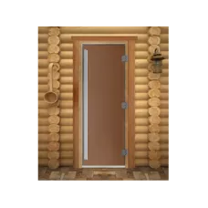 SAUNARU Дверь PREMIUM бронза 190х70
