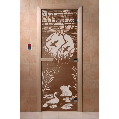 ES Дверь BASE бронза c рисунком 180х70 как сделать