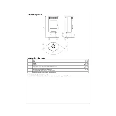 ABX Печь-камин ABX Tartu 5, поворотный