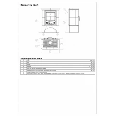 ABX Печь ABX Bavaria LI кафельная, белый цоколь