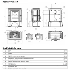 ABX Печь ABX Bavaria KI кафельная, кафельный цоколь, с ТО 6.9кВт