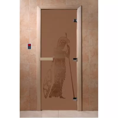 - SAUNARU Дверь BASE бронза мат с рисуноком 170x70 картинка