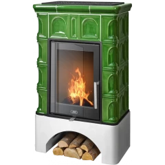 ABX Печь ABX Britania EXclusive кафельная, белый цоколь