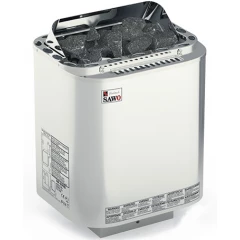 SAWO Электрическая печь Nordex настенная со встр. парогенератором, 6,0 кВт, оцинк. сталь / нерж. сталь, артикул NRC-6, выносной пульт (встроенный блок 