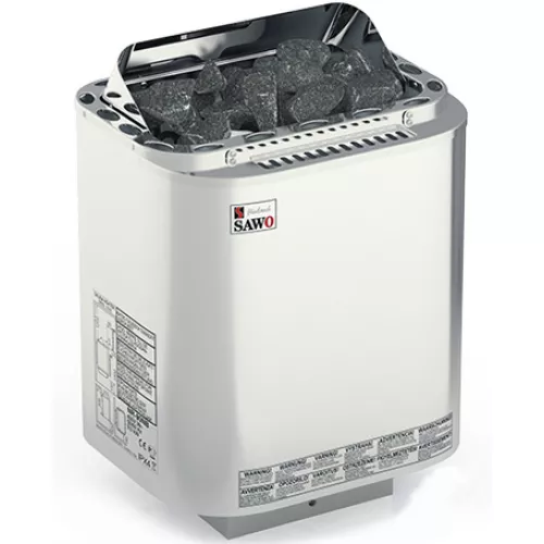 SAWO Электрическая печь Nordex настенная со встр. парогенератором, 9,0 кВт, оцинк. сталь / нерж. сталь, артикул NRC-9, выносной пульт (встроенный блок