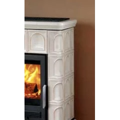 ABX Печь ABX Britania KI кафельная, белый цоколь