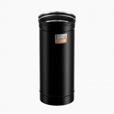Дымоход 0,5 м (430/0,8 мм эмаль черная до 600°) D115 Ferrum BLACKSIDE