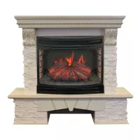 Электрокамин RealFlame Rockland LUX 25 WT с FireField 25 SIR