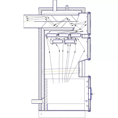 Твердотопливный котел RIZON M 20 кВт