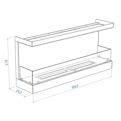 купить Биокамин Royal Thermo RTBFP-P1040XS