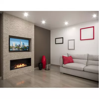 Портал Firelight Porto 42/40/36 камень черный шпон венге