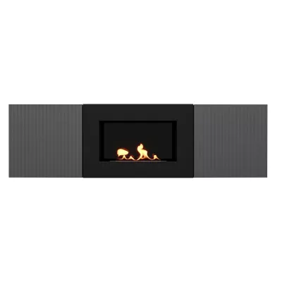 купить Тумба с биокамином Firelight BFP/P-1400L графит