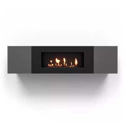 Тумба с биокамином Firelight BFP-P1600 графит