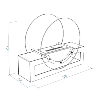 купить Биокамин Royal Thermo RTBFP-F700SB Siberia